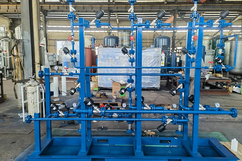 معدات تنقية الغاز لشركة إنتاج الغازات النادرة